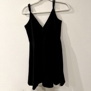 Black mini dress